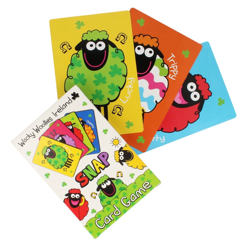 Wacky Woollies Ireland Designed Snap Card Game With Coloured Sheep